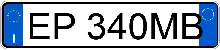 Numer rejestracyjny EP340MB posiada MINI Mini Countrym.