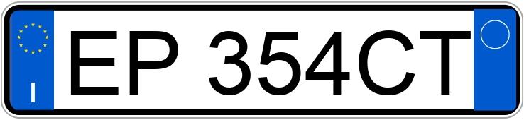 RegistreringsnummerEP354CT har OPEL MOKKA