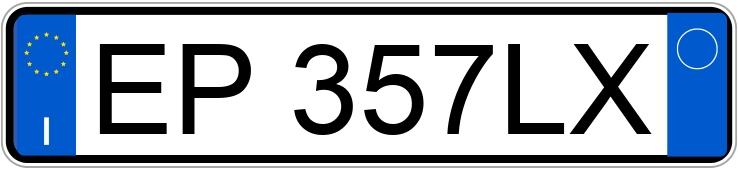 Numer rejestracyjny EP357LX posiada TOYOTA Yaris 3a serie