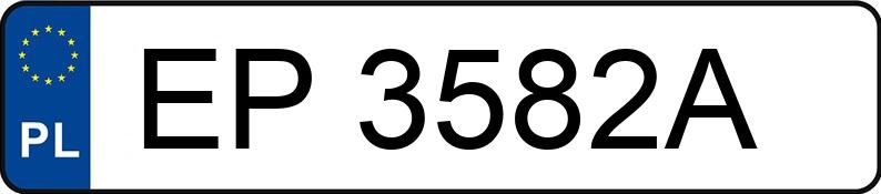 Numer rejestracyjny EP 3582A posiada FIAT Punto II 1.2 Kat. Dynamic - EP3582A