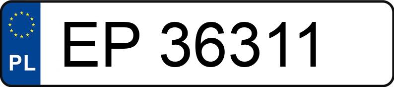 Numer rejestracyjny EP 36311 posiada MITSUBISHI L200 - EP36311