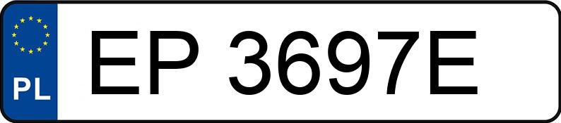 Numer rejestracyjny EP 3697E posiada VOLKSWAGEN GOLF - EP3697E