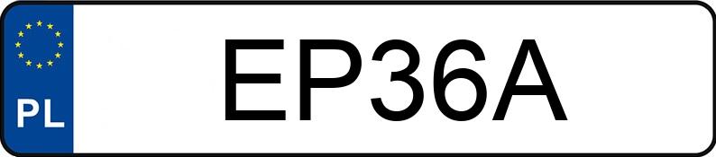 Numer rejestracyjny EP 36A posiada BUICK SKYLARK - EP36A