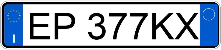 Numer rejestracyjny EP377KX posiada ALFA ROMEO Giulietta Numer rejestracyjny EP377KX posiada ALFA ROMEO Giulietta