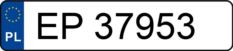 Numer rejestracyjny EP 37953 posiada OPEL Corsa B 1.2i Kat. MR`93 City - EP37953