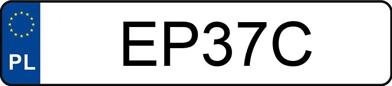 Numer rejestracyjny EP 37C posiada BENALU BAL-ESP3 - EP37C