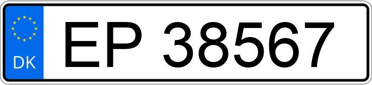 Numer rejestracyjny EP38567 posiada CITROËN ë-Jumpy