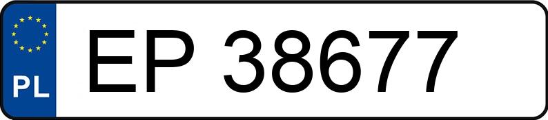 Numer rejestracyjny EP 38677 posiada MAZDA 626 KAT - EP38677 Numer rejestracyjny EP 38677 posiada MAZDA 626 KAT - EP38677