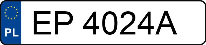 Numer rejestracyjny EP 4024A posiada MERCEDES-BENZ 190 D 2.0 201 190 D 2.0 201 - EP4024A