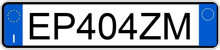 Numer rejestracyjny EP404ZM posiada FORD Fiesta 6a serie