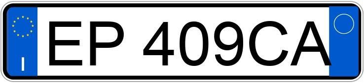 Numer rejestracyjny EP409CA posiada TOYOTA Aygo 1a serie Numer rejestracyjny EP409CA posiada TOYOTA Aygo 1a serie