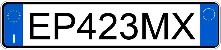 Numer rejestracyjny EP423MX posiada KIA Rio 3a serie