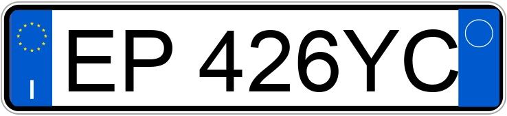 Numer rejestracyjny EP426YC posiada BMW Serie 5