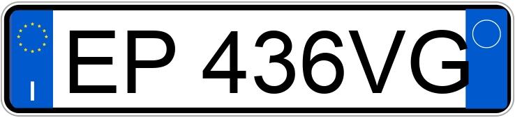 Numer rejestracyjny EP436VG posiada LANCIA Ypsilon 3a serie