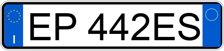 Numer rejestracyjny EP442ES posiada RENAULT Scenic 3a serie