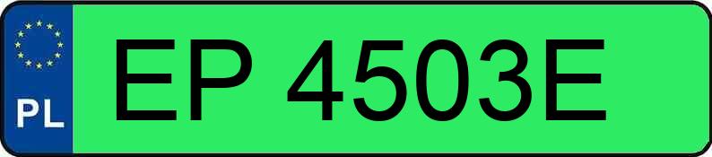 Numer rejestracyjny EP 4503E posiada TESLA Model 3 MR`24 Long Range 75kWh CVT - EP4503E