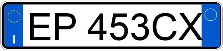 Numer rejestracyjny EP453CX posiada FIAT Panda 3a serie Numer rejestracyjny EP453CX posiada FIAT Panda 3a serie