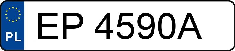 Numer rejestracyjny EP 4590A posiada SEAT Ibiza 1.9 SDI MR`02 E3 6L Stella - EP4590A