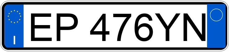 Numer rejestracyjny EP476YN posiada FIAT Panda 3a serie Numer rejestracyjny EP476YN posiada FIAT Panda 3a serie