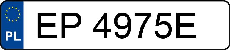 Numer rejestracyjny EP 4975E posiada AUDI A6 - EP4975E