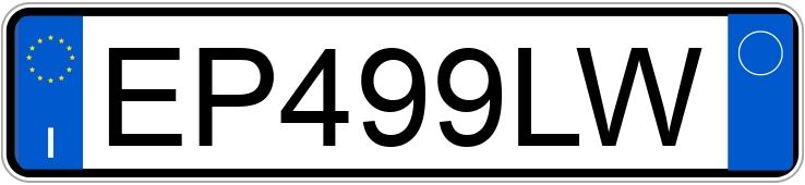 Numer rejestracyjny EP499LW posiada AUDI A3 2a serie Numer rejestracyjny EP499LW posiada AUDI A3 2a serie