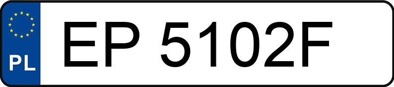 Il numero di registrazione EP 5102F ha SKODA Fabia II 1.2 TSI MR`11 E5 Family - EP5102F