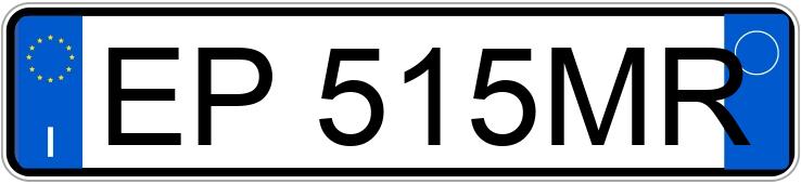 Numer rejestracyjny EP515MR posiada FIAT 500 Numer rejestracyjny EP515MR posiada FIAT 500