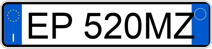 Numer rejestracyjny EP520MZ posiada MINI Mini Countrym. Numer rejestracyjny EP520MZ posiada MINI Mini Countrym.