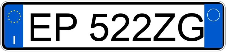 Numer rejestracyjny EP522ZG posiada FIAT Doblo 3a serie