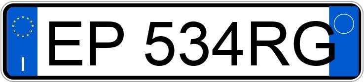 Numer rejestracyjny EP534RG posiada VOLKSWAGEN Polo 5a serie