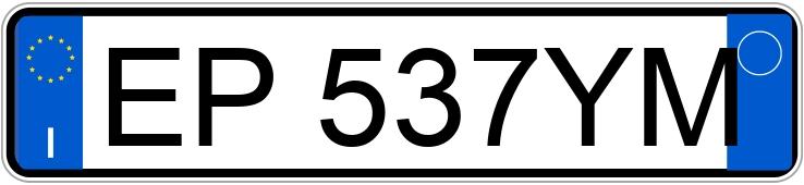 Numer rejestracyjny EP537YM posiada CITROEN C3 Picasso