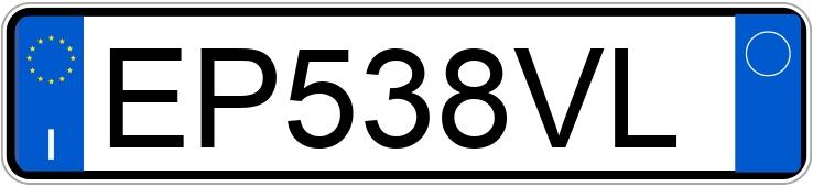 Numer rejestracyjny EP538VL posiada MERCEDES Classe A