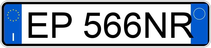 Numer rejestracyjny EP566NR posiada FIAT Panda 3a serie