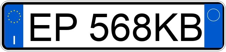 Numer rejestracyjny EP568KB posiada MITSUBISHI ASX 1a serie