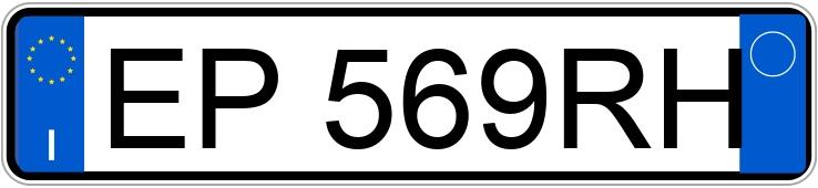 Numer rejestracyjny EP569RH posiada FIAT 500L