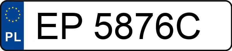 Numer rejestracyjny EP 5876C posiada SKODA KODIAQ - EP5876C