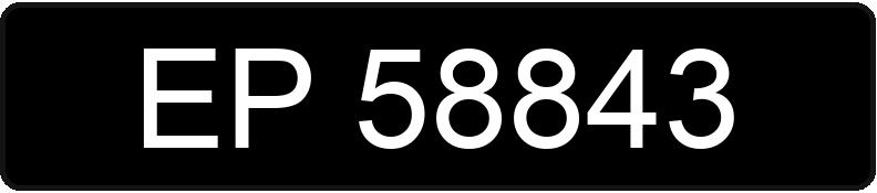 Numer rejestracyjny EP 58843 posiada VOLKSWAGEN Jetta 1.6 TD C - EP58843