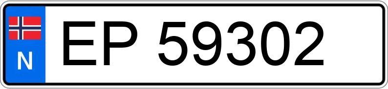 Numer rejestracyjny EP59302 posiada VOLVO C40 XKERRE0?