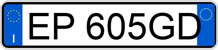 Numer rejestracyjny EP605GD posiada ALFA ROMEO Giulietta