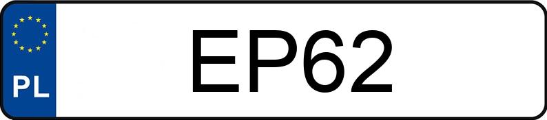 Numer rejestracyjny EP 62 posiada DODGE Grand Caravan 3.6 Kat. MR`11 SXT Aut. - EP62 Numer rejestracyjny EP 62 posiada DODGE Grand Caravan 3.6 Kat. MR`11 SXT Aut. - EP62