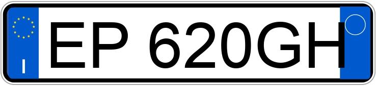 Numer rejestracyjny EP620GH posiada TOYOTA Yaris 3a serie