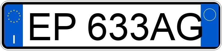 Numer rejestracyjny EP633AG posiada FORD Focus 2a serie