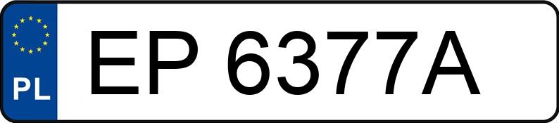 Numer rejestracyjny EP 6377A posiada PEUGEOT 3008 - EP6377A