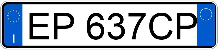 Numer rejestracyjny EP637CP posiada VOLKSWAGEN Polo 5a serie Numer rejestracyjny EP637CP posiada VOLKSWAGEN Polo 5a serie