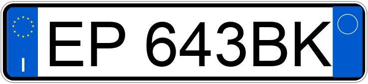 Numer rejestracyjny EP643BK posiada SAAB 9-3 2a serie Numer rejestracyjny EP643BK posiada SAAB 9-3 2a serie