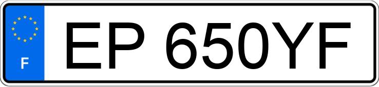 Numer rejestracyjny EP650YF posiada PORSCHE 911