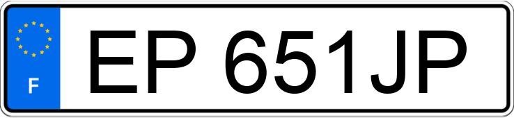 Numer rejestracyjny EP651JP posiada CITROEN C4 II