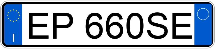 Numer rejestracyjny EP660SE posiada FIAT 500 Numer rejestracyjny EP660SE posiada FIAT 500