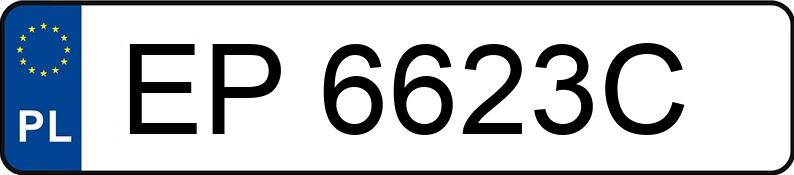 Numer rejestracyjny EP 6623C posiada SKODA Octavia IV 2.0 TDI MR`20 E6d RS DSG - EP6623C