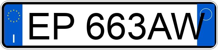 Numer rejestracyjny EP663AW posiada MINI Mini Countrym.